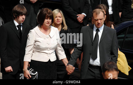 Lindsay Ann Hawker funeral Stock Photo