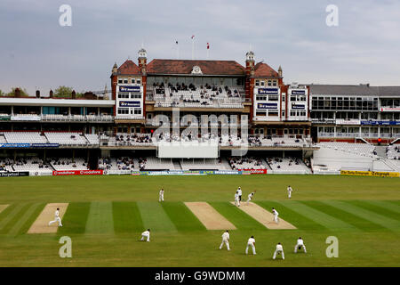 Cricket - Liverpool Victoria County Championship - Division One - Surrey v Hampshire - The Brit Oval. The Brit Oval, home of Surrey CCC Stock Photo