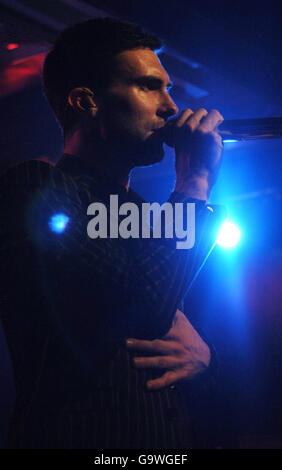 Maroon 5 lead singer Adam Levine performs on NBC's 