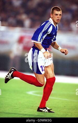 Soccer - Kirin Cup 2001 - Paraguay v Yugoslavia. Dusan Petkovic, Yugoslavia Stock Photo