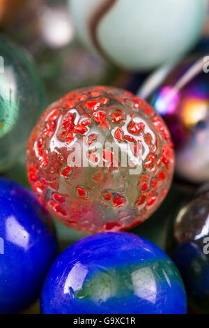 Green marbles in close up Stock Photo - Alamy