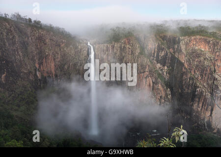 Wallaman Falls, the highest permanent single-drop waterfall in Australia. Girringun National Park. Ingham, Queensland, Australia. Stock Photo