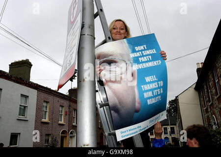 Irish election Stock Photo