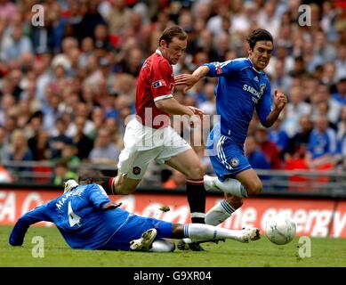 Soccer - FA Cup - Final - Chelsea v Manchester United - Wembley Stadium Stock Photo