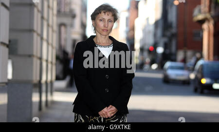 Marina Litvinenko, the widow of murdered Russian security officer Alexander Litvinenko, in London. Stock Photo