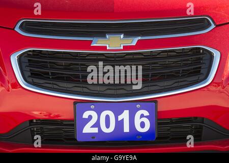 Kingston, Ontario, CANADA. 6th Jan, 2016. A GM Sonic at the General Motors dealership in Kingston, Ont., on Wednesday Jan. 6, 2016. © Lars Hagberg/ZUMA Wire/Alamy Live News Stock Photo