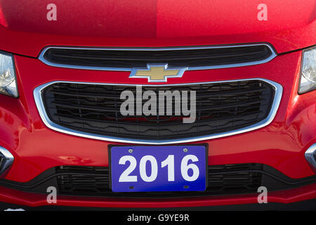 Kingston, Ontario, CANADA. 6th Jan, 2016. A GM Sonic at the General Motors dealership in Kingston, Ont., on Wednesday Jan. 6, 2016. © Lars Hagberg/ZUMA Wire/Alamy Live News Stock Photo