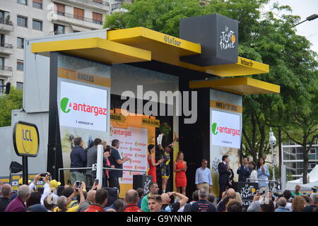 Angers, France. 4th July, 2016. Stage 3 tour de France Angers 2016 Credit:  Victoria Simmonds/Alamy Live News Stock Photo