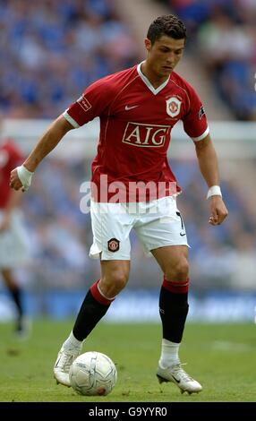 Soccer - FA Cup - Final - Chelsea v Manchester United - Wembley Stadium. Cristiano Ronaldo, Manchester United Stock Photo