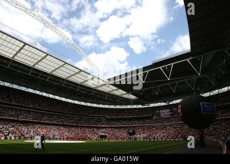 Soccer - FA Cup - Final - Chelsea v Manchester United - Wembley Stadium. General view of Wembley stadium Stock Photo