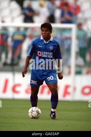 Soccer - 56th Teresa Herrera Trophy - Semi Final - Real Madrid v Cruz Azul. Melvin Brown, Cruz Azul Stock Photo