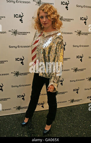 Singer Alison Goldfrapp attends the launch of the 'All Tomorrow's Pictures,' exhibition at the Institute of Contemporary Arts in central London. Stock Photo