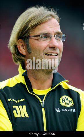 Juergen Klopp, coach of BVB, Borussia Dortmund, portrait, LIGA total! Cup 2011, pictured at match between FSV Mainz 05 0 Stock Photo