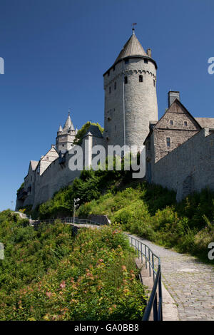 Burg Altena Castle, Altena, Lennetal, Maerkisches Land, Sauerland, North Rhine-Westphalia, PublicGround Stock Photo