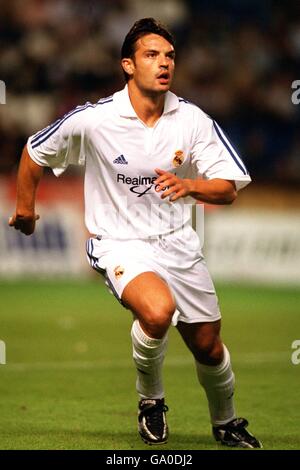 Soccer - 56th Teresa Herrera Trophy - Semi Final - Real Madrid v Cruz Azul. Fernando Morientes, Real Madrid Stock Photo