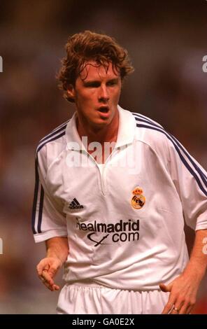 Soccer - 56th Teresa Herrera Trophy - Semi Final - Real Madrid v Cruz Azul. Steve McManaman, Real Madrid Stock Photo