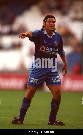 Soccer - 56th Teresa Herrera Trophy - Semi Final - Real Madrid v Cruz Azul. Pablo Galdames, Cruz Azul Stock Photo