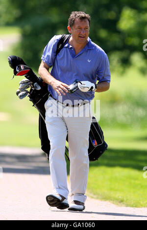 Sky Sports presenter Matthew Lorenzo attends the PFA Golf Day at The Belfry Stock Photo