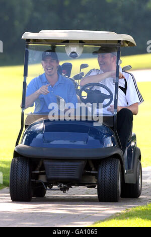 Hollyoaks actor Ashley Taylor-Dawson attends the PFA Golf Day at The Belfry Stock Photo