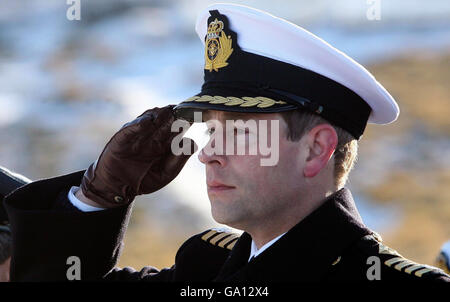 Falklands 25th anniversary Stock Photo