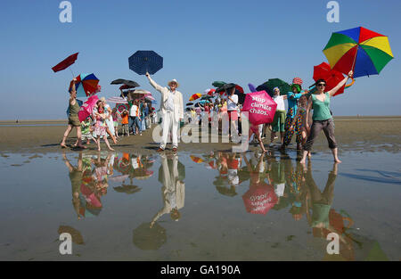 Umbrella Action Day Stock Photo