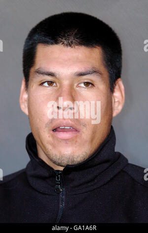 Soccer - International Friendly - Ecuador v Peru - Estadio Mini. Hernan Rengifo, Peru Stock Photo