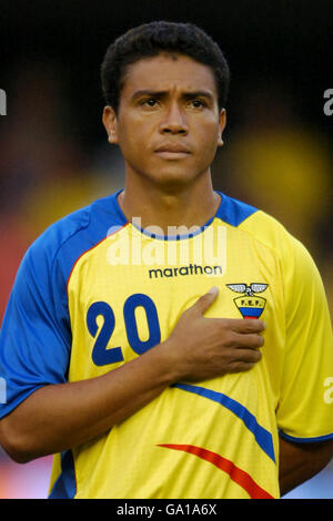 Soccer - International Friendly - Ecuador v Peru - Estadio Mini. Edwin Tenorio, Ecuador Stock Photo