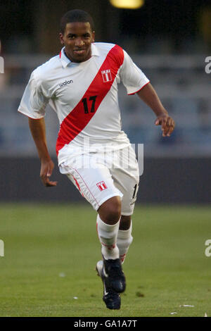 Soccer - International Friendly - Ecuador v Peru - Estadio Mini. Jefferson Farfan, Peru Stock Photo