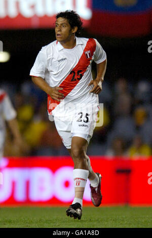 Soccer - International Friendly - Ecuador v Peru - Estadio Mini. Palo de la Hazo, Peru Stock Photo