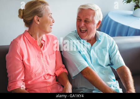 Senior couple laughing together Stock Photo