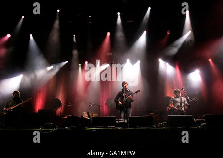 Nick O'Malley of The Arctic Monkeys performing at Revolution Live Fort ...