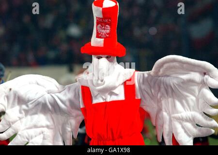 International Soccer - Friendly - Poland v Cameroon. The Poland mascot Stock Photo