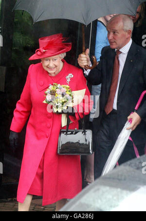 Queen tours Scotland Stock Photo