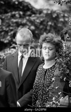 CHANNON FUNERAL Stock Photo