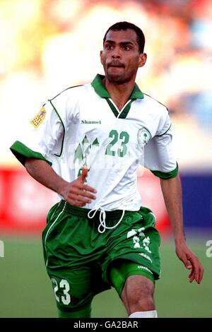 Soccer - Asian Cup 2000 - Semi Final - Korea v Saudi Arabia. Ahmed Khalil, Saudi Arabia Stock Photo