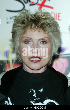 Deborah Harry attends a photocall for the new musical (based on the songs of Blondie) 'Desperately Seeking Susan', at the Sketch Gallery in central London. Stock Photo