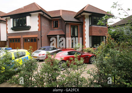 Katona and baby held captive by burglars Stock Photo