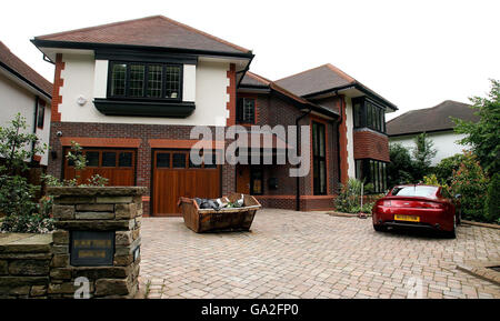 Katona and baby held captive by burglars Stock Photo