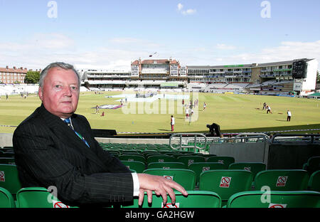 Cricket - David Morgan Press Conference - Brit Oval. New ICC Chairman David Morgan after a Press conference at The Brit Oval, London. Stock Photo