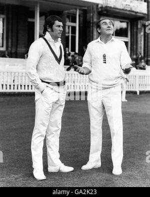 Cricket - The Ashes 1972 - Second Test - England v Australia - First Day Stock Photo