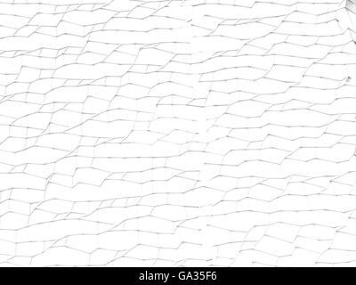 3d redndering scratch wall texture isolated with white Stock Photo