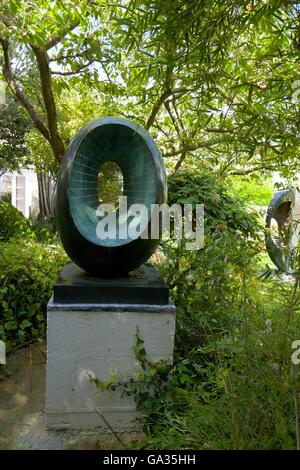 Spring, 1966, Barbara Hepworth Museum and Sculpture Garden, St Ives, West Country, Cornwall, England, UK, GB, Europe Stock Photo