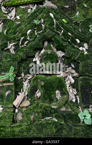 a garden and Buddha terracota of Mr Ban Phor Linag Meuns Terracota Art in the city of chiang mai in the north of Thailand in Sou Stock Photo