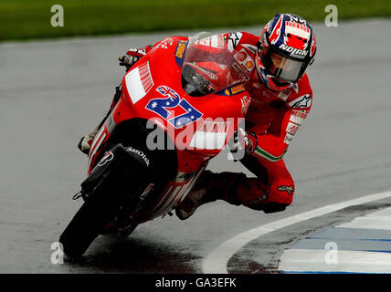 Motorcycling - British Grand Prix - Moto GP - Practice - Donington Park Stock Photo