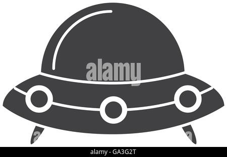 Baby toy spaceship isolated icon design Stock Vector