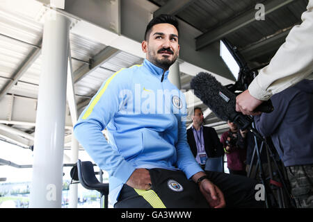 Manchester City's new signing Nolito at the Etihad Stadium, Manchester. Stock Photo