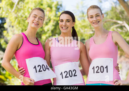 Portrait of young athlete women posing Stock Photo