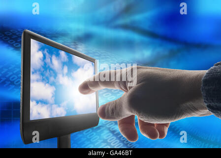 cloud computing concept Stock Photo