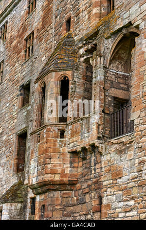 The ruins of Linlithgow Palace are situated in the town of Linlithgow, West Lothian, Scotland Stock Photo