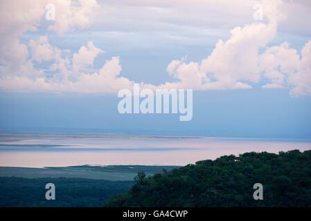 View over Lake Manyara National Park, Tanzania Stock Photo